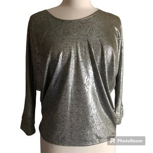 Metallic Shimmer Top NWOT